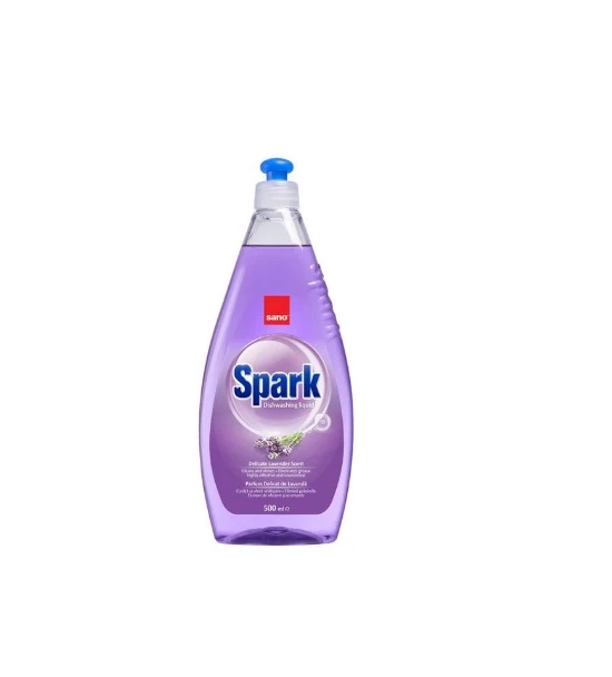 Detergent Vase 500Ml Spark Lavandă Sano